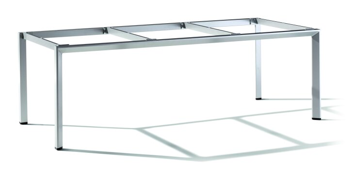 Tischgestell >Freesystem< in Graphit, Aluminium - 220x74x100cm (BxHxT)