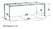 Tischgestell >Freesystem< in Graphit, Aluminium - 220x74x100cm (BxHxT)