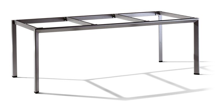 Tischgestell >Freesystem< in Eisengrau, Aluminium - 220x74x100cm (BxHxT)