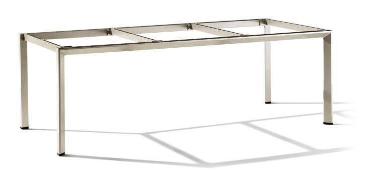 Tischgestell >Freesystem< in Champagner, Aluminium - 220x74x100cm (BxHxT)