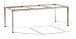 Tischgestell >Freesystem< in Champagner, Aluminium - 220x74x100cm (BxHxT)