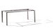 Tischgestell >Freesystem< in Graphit, Aluminium - 180x74x100cm (BxHxT)