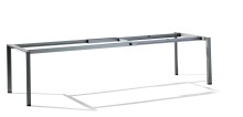 Tischgestell >Freesystem< in Eisengrau, Aluminium - 180x74x100cm (BxHxT)