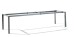 Tischgestell >Freesystem< in Eisengrau, Aluminium - 180x74x100cm (BxHxT)