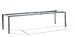 Tischgestell >Freesystem< in Eisengrau, Aluminium - 180x74x100cm (BxHxT)