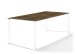 Tischplatte >Freesystem< in Bronze, Polytec® - 220x1,2x100cm (BxHxT)