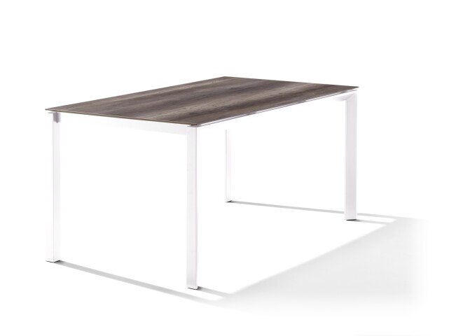 Tischplatte >Freesystem< in Eiche dunkel, Polytec® - 160x1,2x90cm (BxHxT)