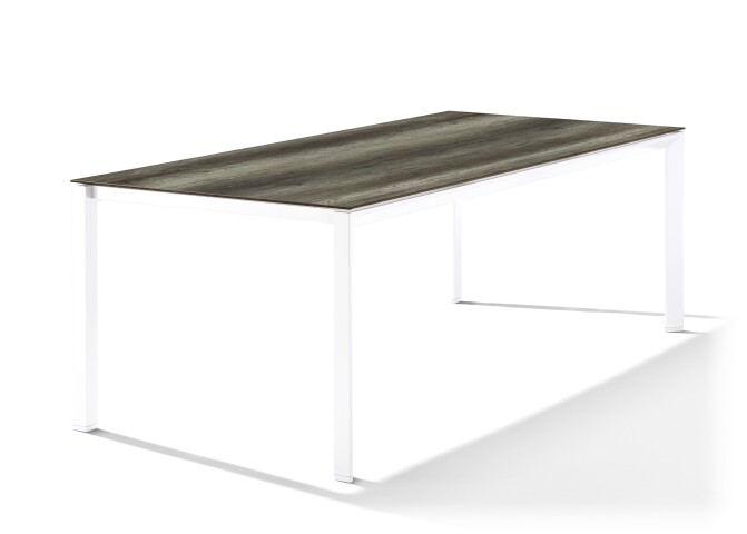 Tischplatte >Freesystem< in Eiche dunkel, Polytec® - 220x1,2x100cm (BxHxT)