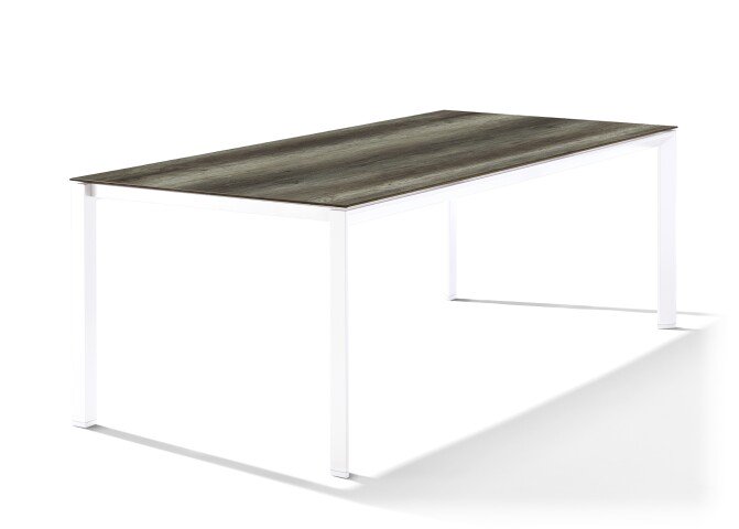 Tischplatte >Freesystem< in Eiche dunkel, Polytec® - 220x1,2x100cm (BxHxT)