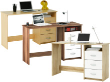 Schreibtisch >Florian< - 123x76,5x50,1cm (BxHxT)