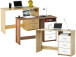 Schreibtisch >Florian< - 123x76,5x50,1cm (BxHxT)