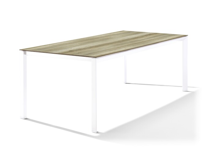 Tischplatte >Freesystem< in Eiche hell, Polytec® - 220x1,2x100cm (BxHxT)
