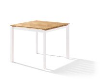 Tischplatte >Freesystem< in FSC Teak®, FSC Teak® - 90x1,7x90cm (BxHxT)