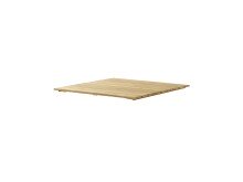 Tischplatte >Freesystem< in FSC Teak®, FSC Teak® - 90x1,7x90cm (BxHxT)