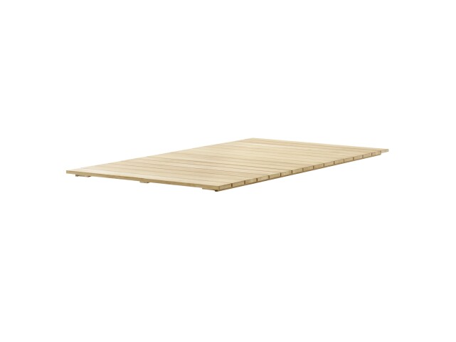Tischplatte >Freesystem< in FSC Teak ®, FSC Teak ® - 160x1,7x90cm (BxHxT)