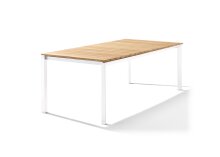 Tischplatte >Freesystem< in FSC Teak ®, FSC Teak ® - 220x1,7x100cm (BxHxT)