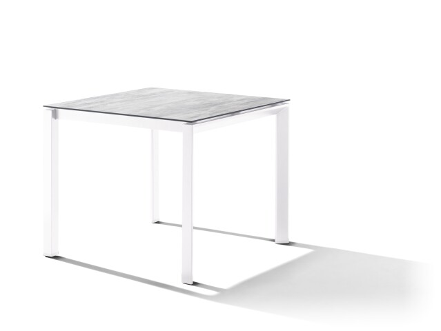 Tischplatte >Freesystem< in Moon, Polytec® - 90x1,2x90cm (BxHxT)