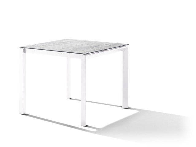Tischplatte >Freesystem< in Moon, Polytec® - 90x1,2x90cm (BxHxT)