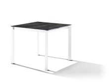 Tischplatte >Freesystem< in Zement anthrazit, Polytec® - 90x1,2x90cm (BxHxT)