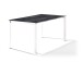 Tischplatte >Freesystem< in Zement anthrazit, Polytec® - 160x1,2x90cm (BxHxT)