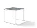 Tischplatte >Freesystem< in Zement graphit, Polytec® - 90x1,2x90cm (BxHxT)