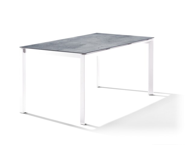 Tischplatte >Freesystem< in Zement graphit, Polytec® - 160x1,2x90cm (BxHxT)