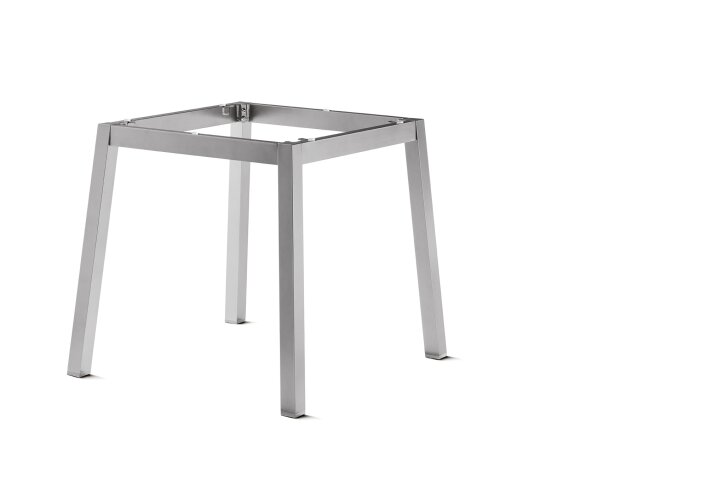 Tischgestell >Loft Polytec< in Graphit, Aluminium - 70x73x70cm (BxHxT)