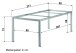 Tischgestell >Loft Polytec< in Graphit, Aluminium - 217x73x98cm (BxHxT)