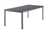 Tischgestell >Loft Polytec< in Anthrazit, Aluminium - 217x73x98cm (BxHxT)