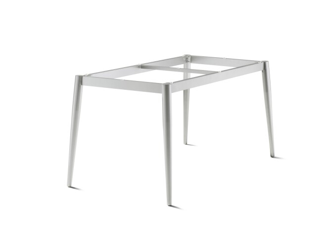 Tischgestell >Loft Polytec< in graphit, Aluminium - 140x73x70cm (BxHxT)