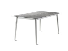 Tischgestell >Loft Polytec< in graphit, Aluminium - 140x73x70cm (BxHxT)