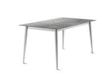 Tischgestell >Loft Polytec< in graphit, Aluminium - 140x73x70cm (BxHxT)