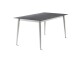 Tischgestell >Loft Polytec< in graphit, Aluminium - 140x73x70cm (BxHxT)