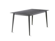 Tischgestell >Loft Polytec< in eisengrau, Aluminium - 140x73x70cm (BxHxT)