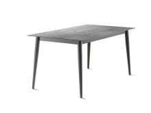 Tischgestell >Loft Polytec< in eisengrau, Aluminium - 140x73x70cm (BxHxT)