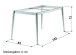 Tischgestell >Loft Polytec< in eisengrau, Aluminium - 140x73x70cm (BxHxT)
