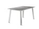 Tischgestell >Loft Polytec< in graphit, Aluminium - 140x73x70cm (BxHxT)