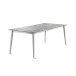 Tischgestell >Loft Polytec< in graphit, Aluminium - 200x73x80cm (BxHxT)