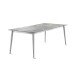 Tischgestell >Loft Polytec< in graphit, Aluminium - 200x73x80cm (BxHxT)