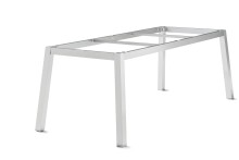 Tischgestell >Loft Polytec< in graphit, Aluminium -...