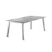 Tischgestell >Loft Polytec< in graphit, Aluminium - 200x73x80cm (BxHxT)