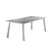 Tischgestell >Loft Polytec< in graphit, Aluminium - 200x73x80cm (BxHxT)