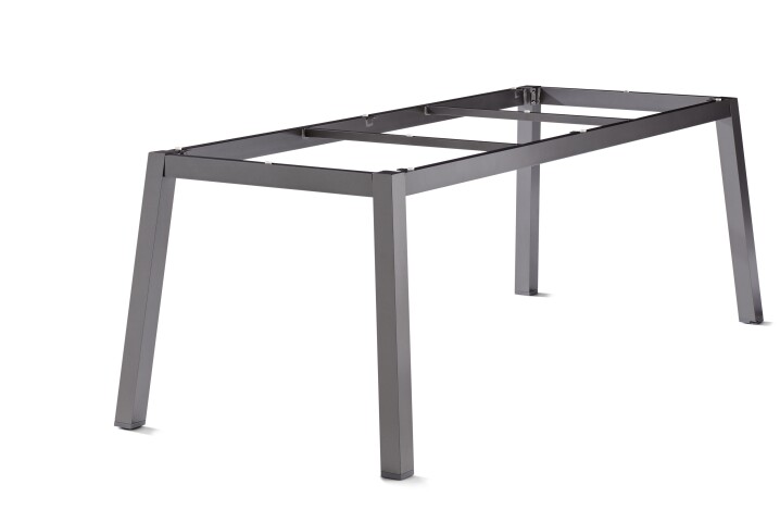 Tischgestell >Loft Polytec< in eisengrau, Aluminium - 200x73x80cm (BxHxT)