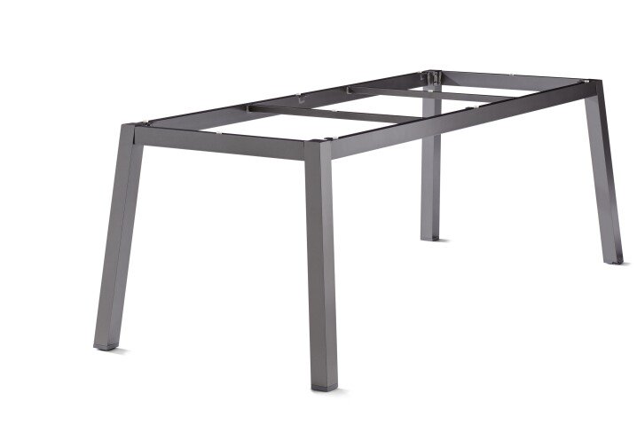 Tischgestell >Loft Polytec< in eisengrau, Aluminium - 200x73x80cm (BxHxT)