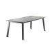 Tischgestell >Loft Polytec< in eisengrau, Aluminium - 200x73x80cm (BxHxT)