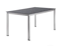 Tischgestell >Loft Polytec< in Graphit, Aluminium - 157x73x87cm (BxHxT)
