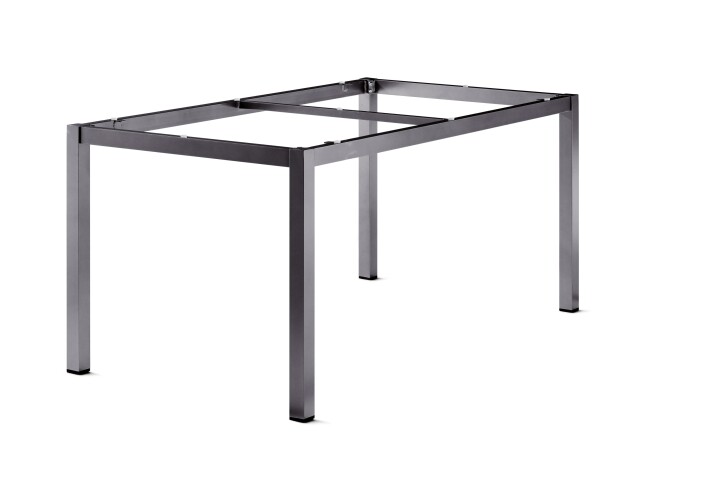 Tischgestell >Loft Polytec< in Anthrazit, Aluminium - 157x73x87cm (BxHxT)