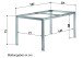 Tischgestell >Loft Polytec< in Anthrazit, Aluminium - 157x73x87cm (BxHxT)