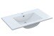 Badezimmer-Set >ARUBA< in weiß glänzend/Weiß lackiert - 80x57x45 (BxHxT)