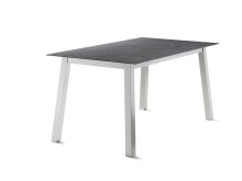Tischplatte >Loft Polytec< in Schiefer anthrazit, Polytec® - 160x1x90cm (BxHxT)